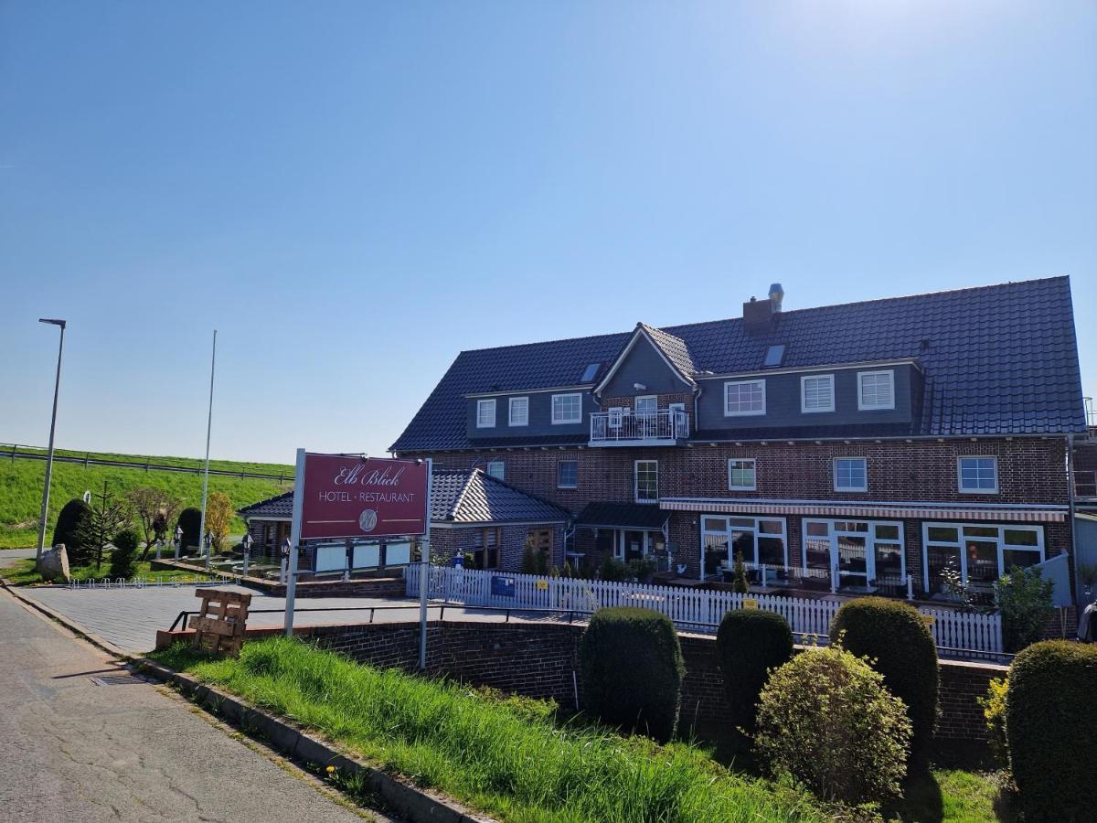 Hotel Elb Blick Jork Exterior foto